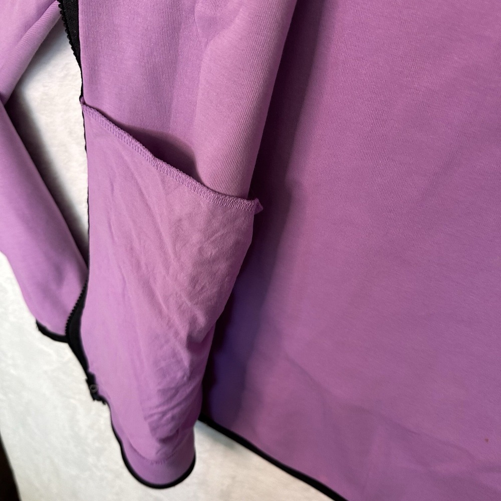 Nike Therma Fit Full Zip Fleece Jacket Mens Large Warm Up Running Lavender EUC - Picture 15 of 16